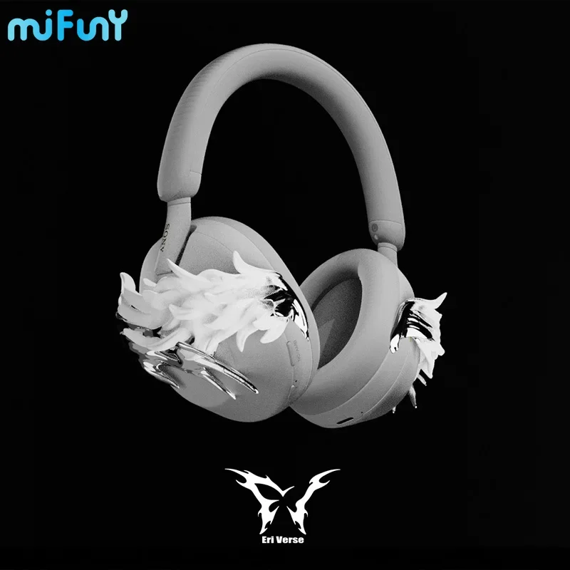 Custodia Mifuny Sony Xm5 Twin Wings Trendy Cool Design Originale Accessori Per La Decorazione Delle Cuffie In Resina 3D Per Custodia Sony Xm5