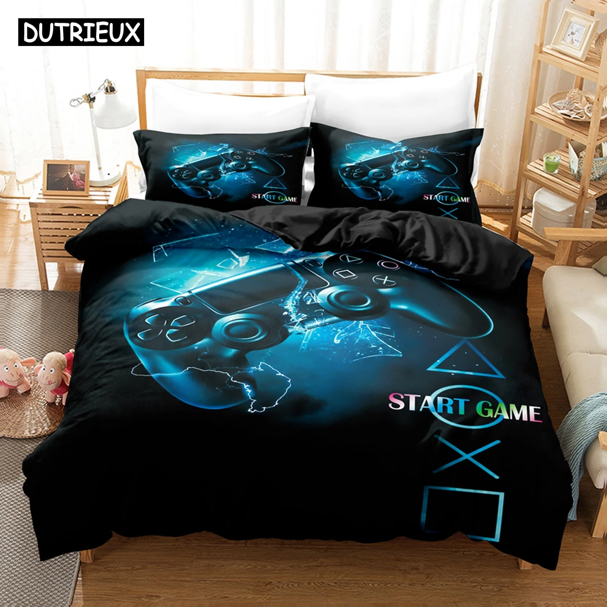 

3D The Game Handle Duvet Cover Set With Pillowcase Twin Full Queen Bedclothes Bed Linen