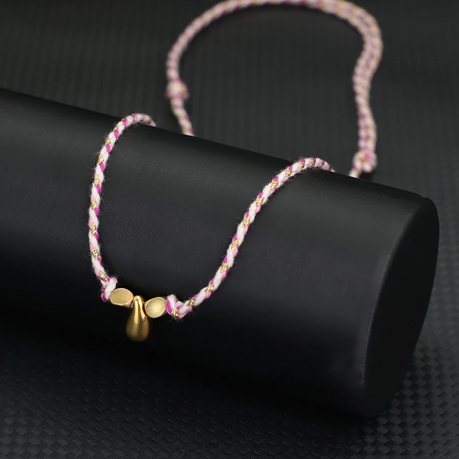 Stainless Steel Water Droplet Pendant Necklace for Women