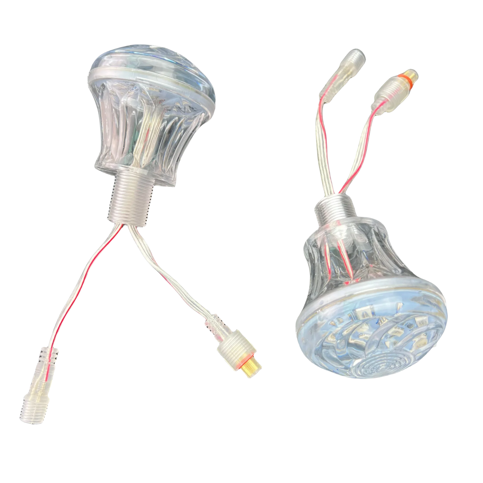 주소 지정 가능한 RGBIC 60mm 놀이 공원 LED 픽셀 라이트, 18LED/픽셀 DC24V, IP65, UCS1903 IC, 양면 PCB