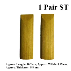 Premium Poplar Wood Table Tennis Racket Handle Grips - High Quality & Durable Accessories (1 Pair ST)
