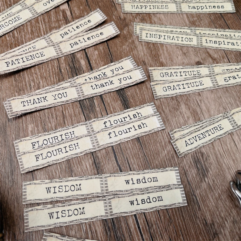 Vintage English Typewriter Word Stickers TimHoltz style DIY Scrapbook Collage Diary Photo Album Gift Decoration cartoon stickers,decorative stickers,self adhesive stickers,custom stickers,stationery stickers,anime stickers,air blower vacuum,paper stickers,adhesive stickers,decorative labels stickers