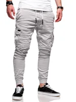 Men Pants 8 Color Option Harem Pencil Trousers Autumn Spring Male Lace Up Drawstring Pocket Pant BSD-8815