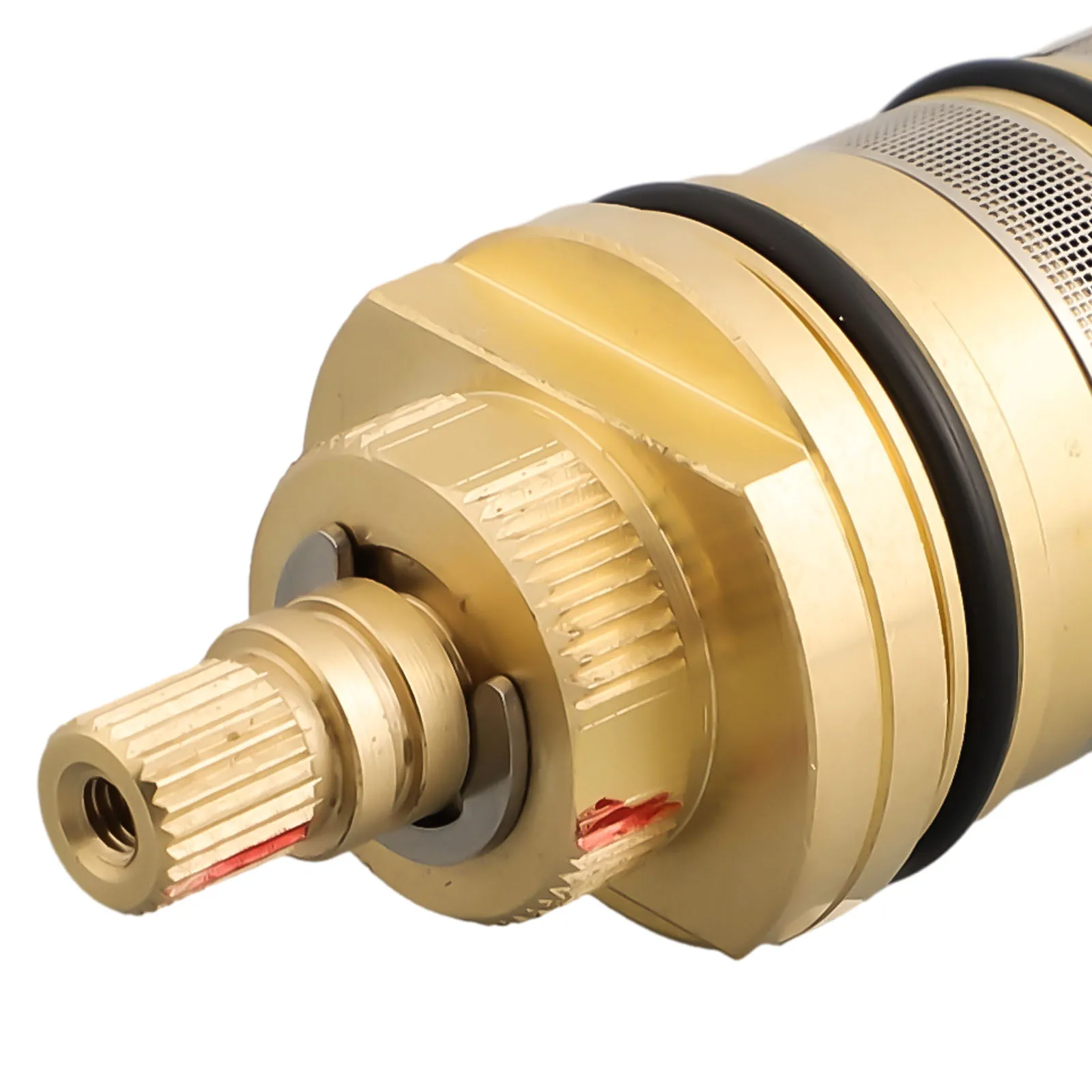 Brass Replacement Thermostat Cartridge Bath Mixer Faucet Shower Valve Repair Kit H 1 Valve Core Brass Replacement Thermostat Cartridge Bath Mixer Faucet Shower Valve Repair Kit H 1 Valve Core