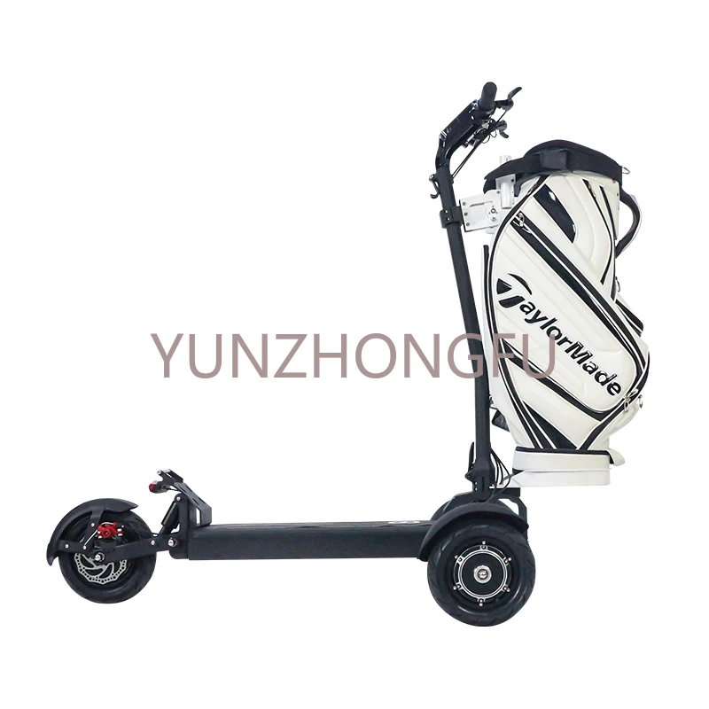 650W Motore Brushless Fuoristrada Golf Scooter Freno A Disco Assorbimento Degli Urti Pieghevole Scooter Elettrico A 3 Ruote