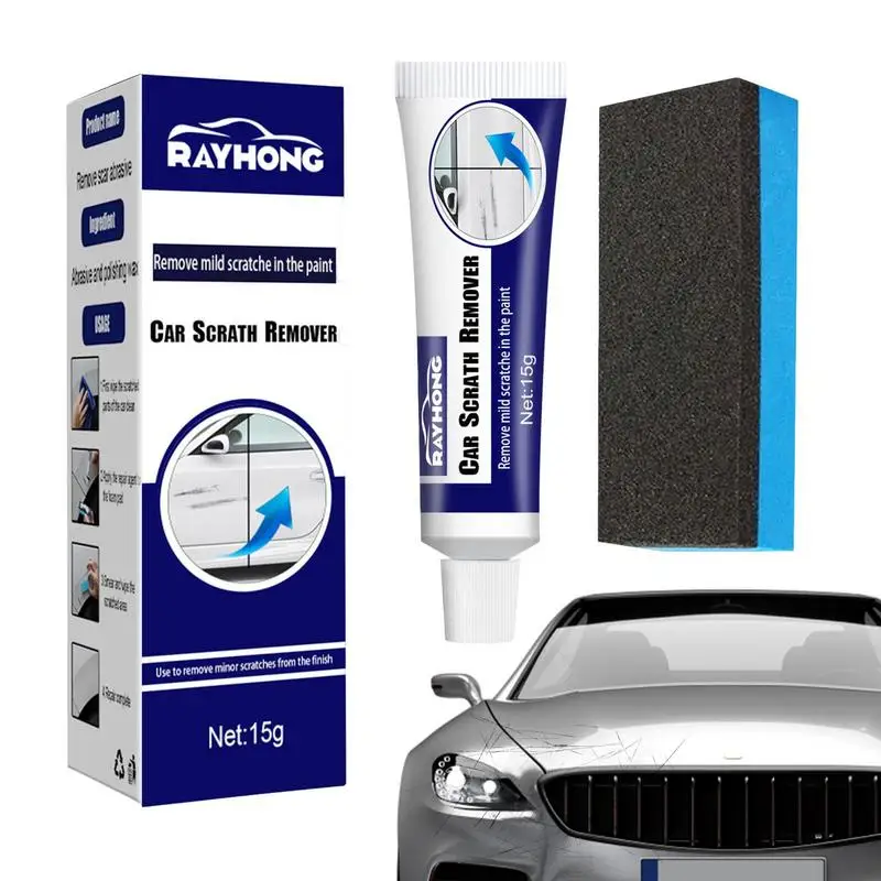 

Car Scratch Repair Agent Car Polisher Scratch Remover With Sponge 15g Paint Restore Scratch Repair Agent Repairing Auto Polisher