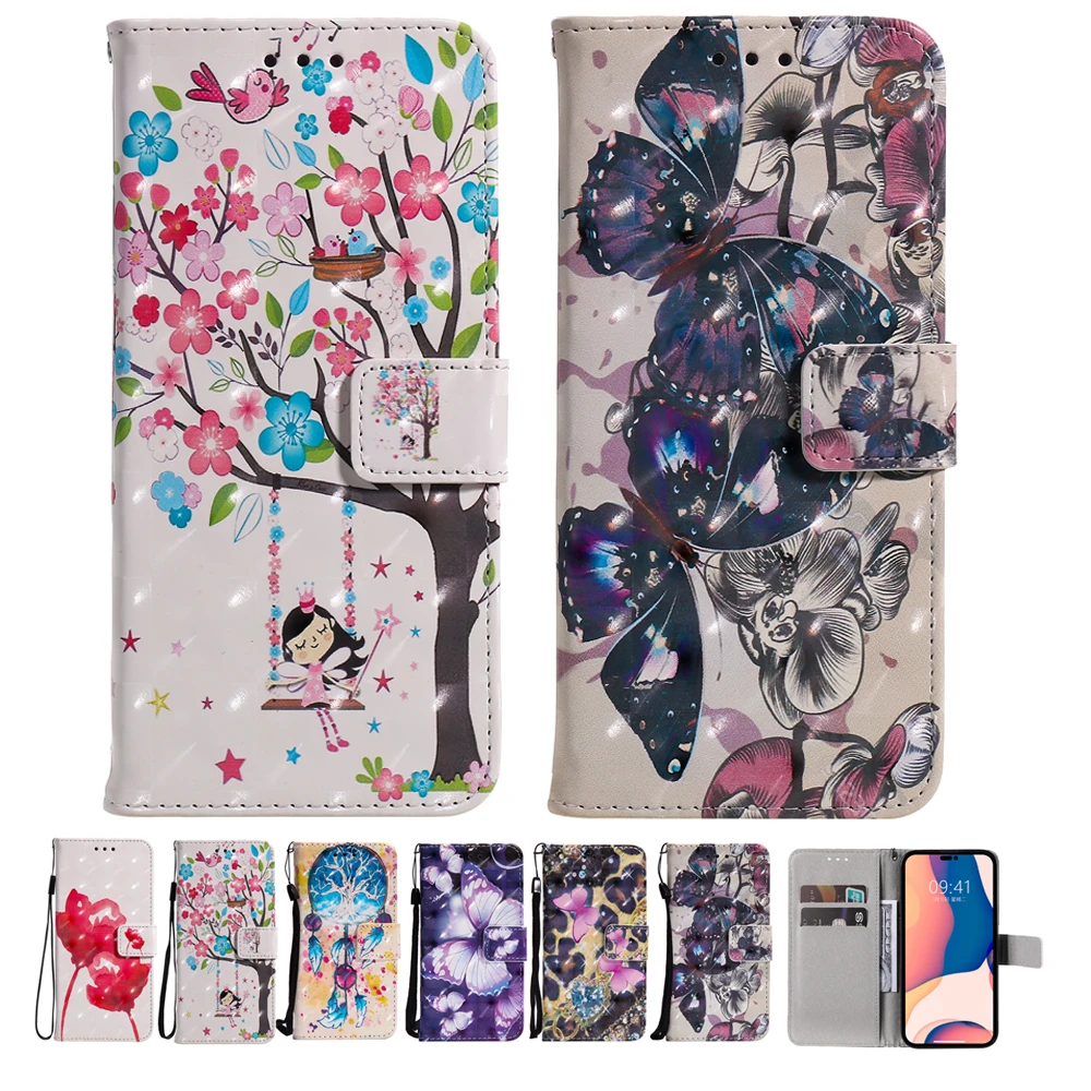 Pung læderetui til Samsung Galaxy S20 FE S10 S10E S9 S8 Plus Note 20 Ultra 10 9 8 A20 A30 A50 A51 A70 A71 A7 A6 Pho_voghion.com