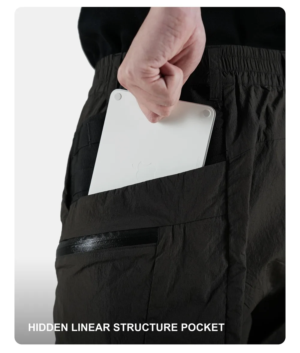 Reindee Lusion 25ss Toray metal nylon dwr shorts quick dry breathable fabric 3d pockets elastic waist molle techwear gorpcore