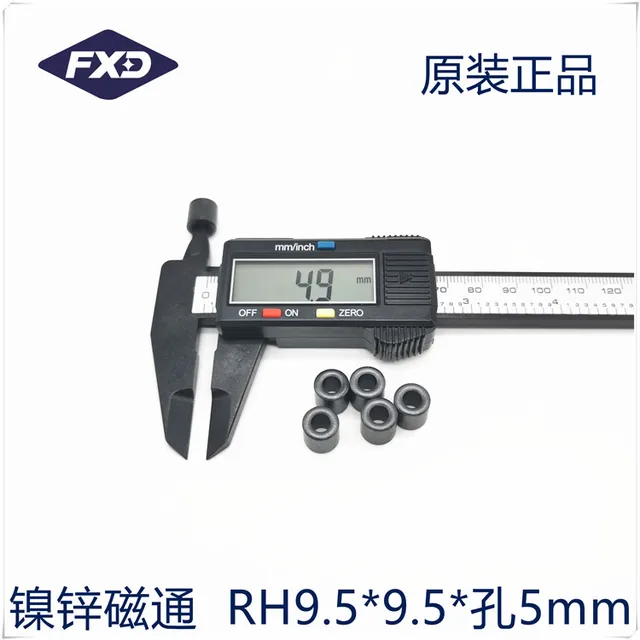 Nikkel-Cink Ferrite Interferencia Mágneses Gyűrű Rh9.5*9.5*Lyuk 5 Mm-Es Huzalköteg Emc Szűrő Árnyékoló Gyöngyök - Image 2