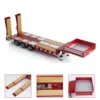 LESU Electronic Lifting Metal Trailer Spare Parts for Toys 1/14 RC Tractor Truck Dumper Lorry Car Painted Assembled Vehicle 1