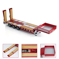 LESU Electronic Lifting Metal Trailer Spare Parts for Toys 1/14 RC Tractor Truck Dumper Lorry Car Painted Assembled Vehicle 1