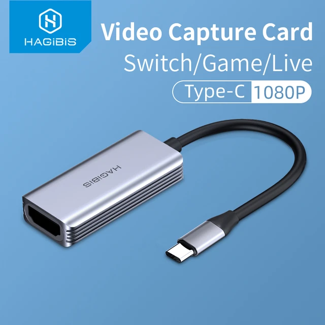 4K HDMI to USB Video Capture Card, Cam Link Capture Card, Type-C 1080P HD  Video Recorder, Game Video Capture for Live Streaming, Gaming, on Switch