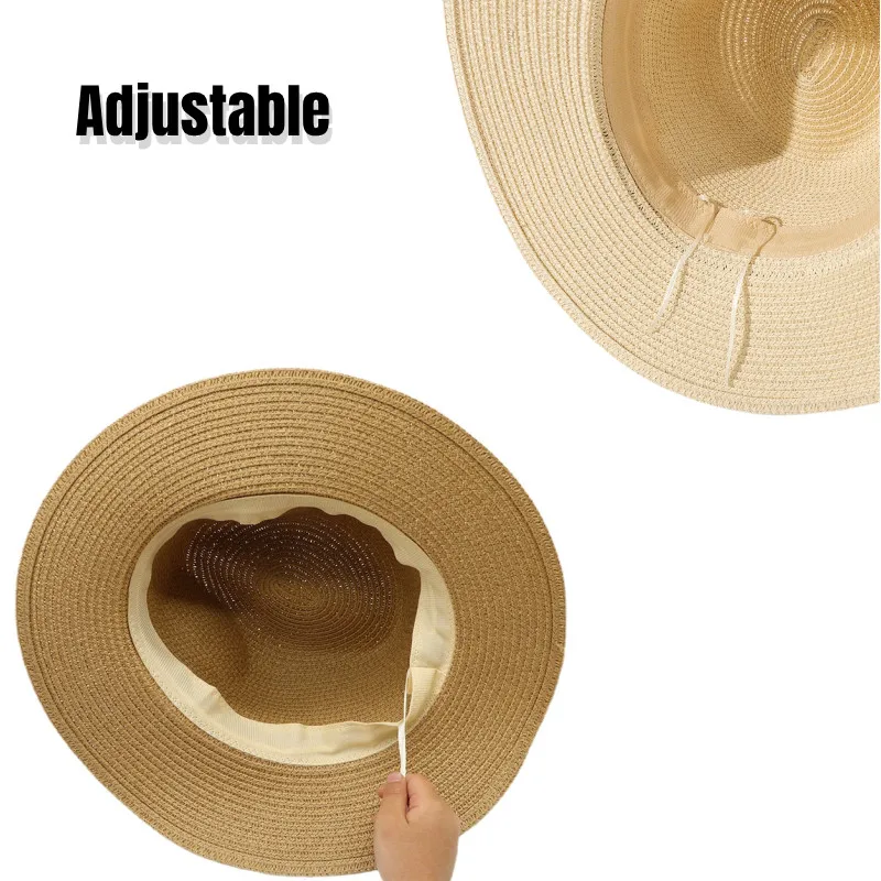Panama Straw Hat Adjustable Classic Panama Hat-Handmade In Ecuador Sun Hats for Women Man Beach Straw Hat for Men UV Protection Cap Beach hat