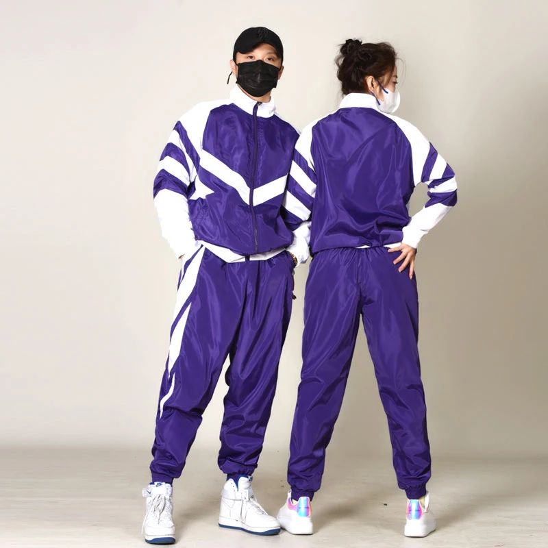 New Hip Hop Dance Costumes For Adults Loose Long Sleeved Casual Sports