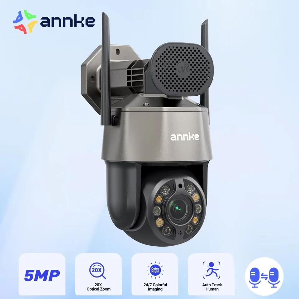 2tb Hdd ANNKE 3K/5MP Lite AI DVR 8 Kanal Mit Für 24/7 Aufzeichnung, 4X überwachungskamera Aussen Set 4 Kameras