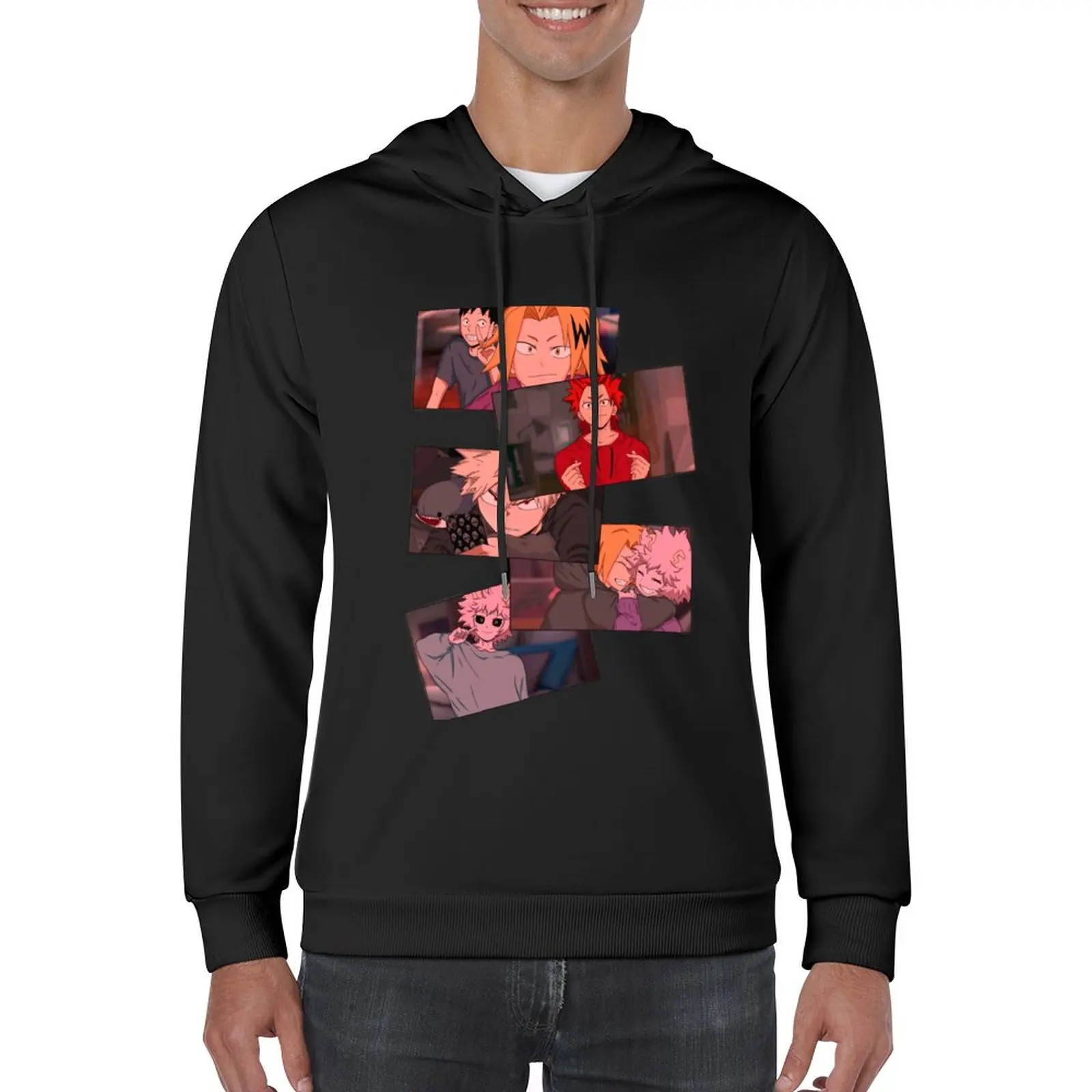 

New Bakusquad Memories Print Pullover Hoodie autumn men's sweat-shirt set graphic hoodie