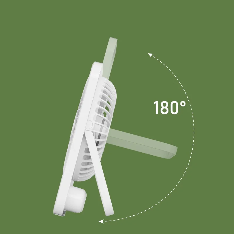 USB Mini Portable Fan Desk Fan Operation 4 Speed Wind Standing Fans Air Circulator Fan Mini USB Ventilator Fan for Office Home