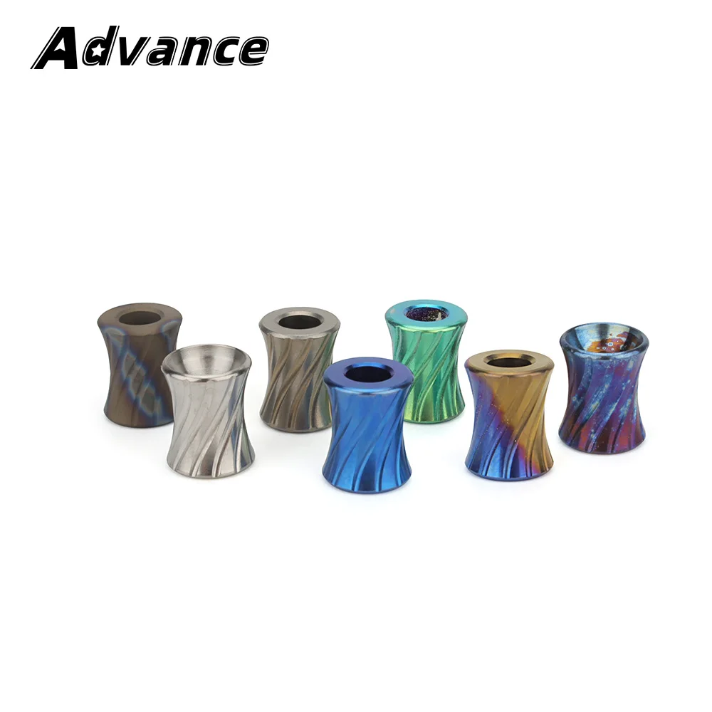 Small Titanium Alloy Beads DIY Pendant Paracord Rope Bead Keychain Tool Accessories