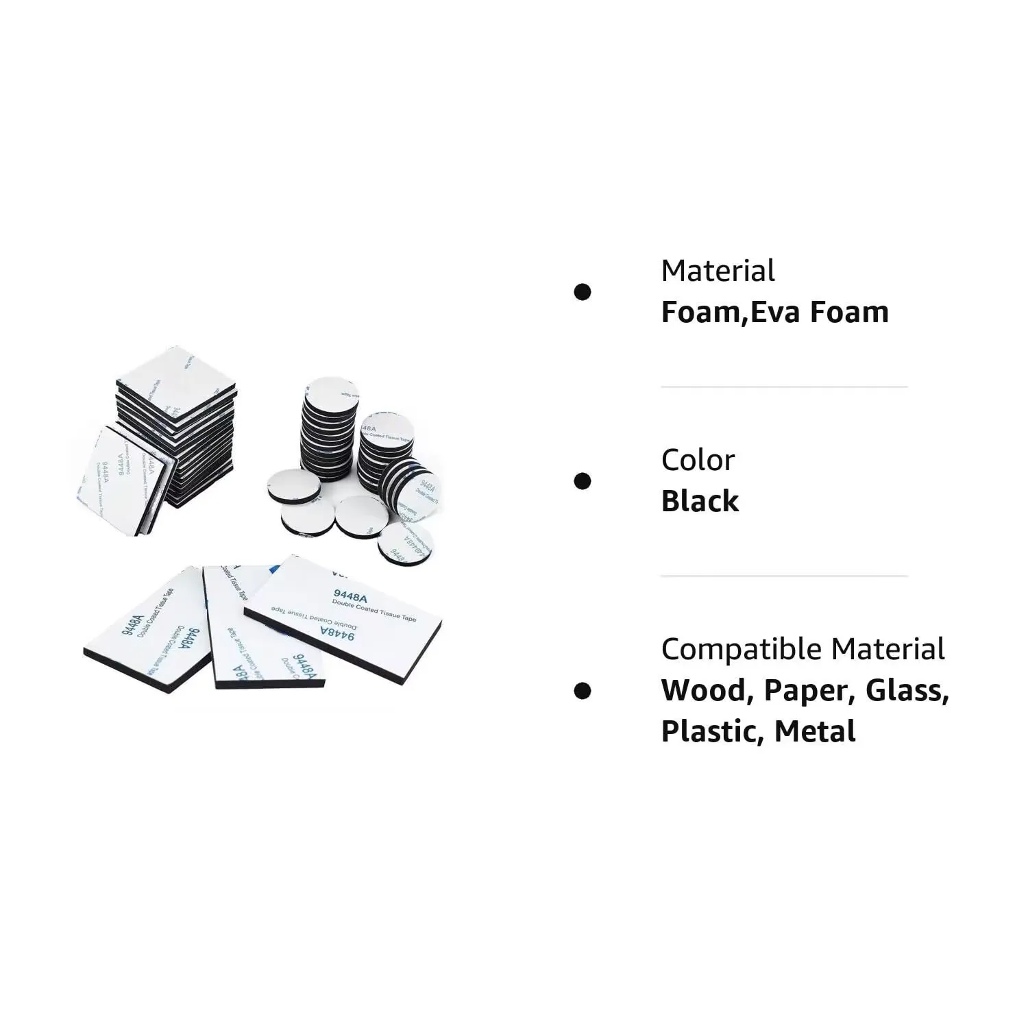 60Pcs Super Strong Double Sided Adhesive Foam Pads Extra Strong Double Sided Adhesive Tape For Home Office Accessories 6