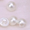 448B 50Pcs Faux Pearl Buttons Fit Sewing Scrapbook Backhole Sewing Crafts 10/11.5mm 6
