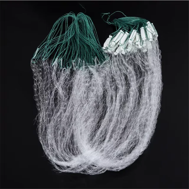 8M/20M New Monofilament Fishing Net Single Layer Fish Gillnet With Float Trap For Outdoor Hobbies Fishingman Fishing Accessories 8M/20M New Monofilament Fishing Net Single Layer Fish Gillnet With Float Trap For Outdoor Hobbies Fishingman Fishing Accessories