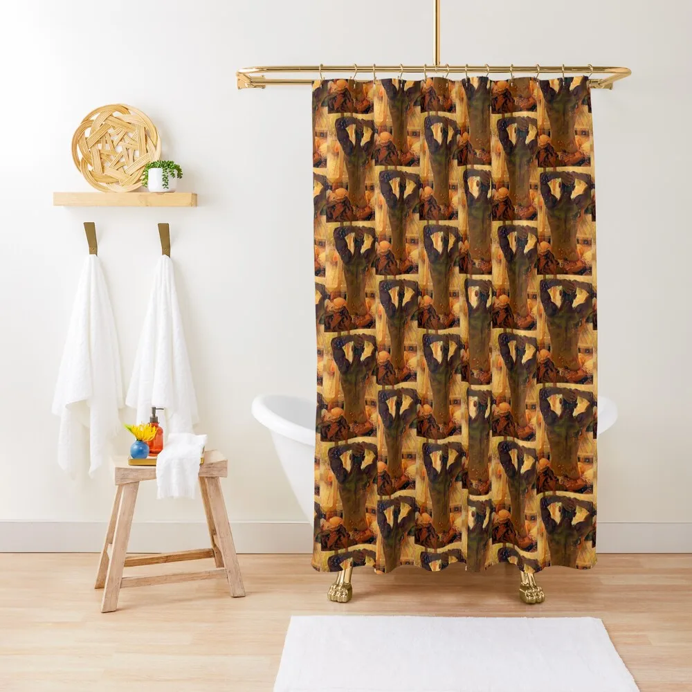 

The Dawn of Man Shower Curtain Cover Shower Bath Anime Shower Curtain