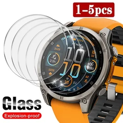 Garmin Fenix 8 AMOLED Solar Tempered Glass Screen Protector - Durable Protective Film - Fenix 8 AMOLED 43mm (5pcs Glass)