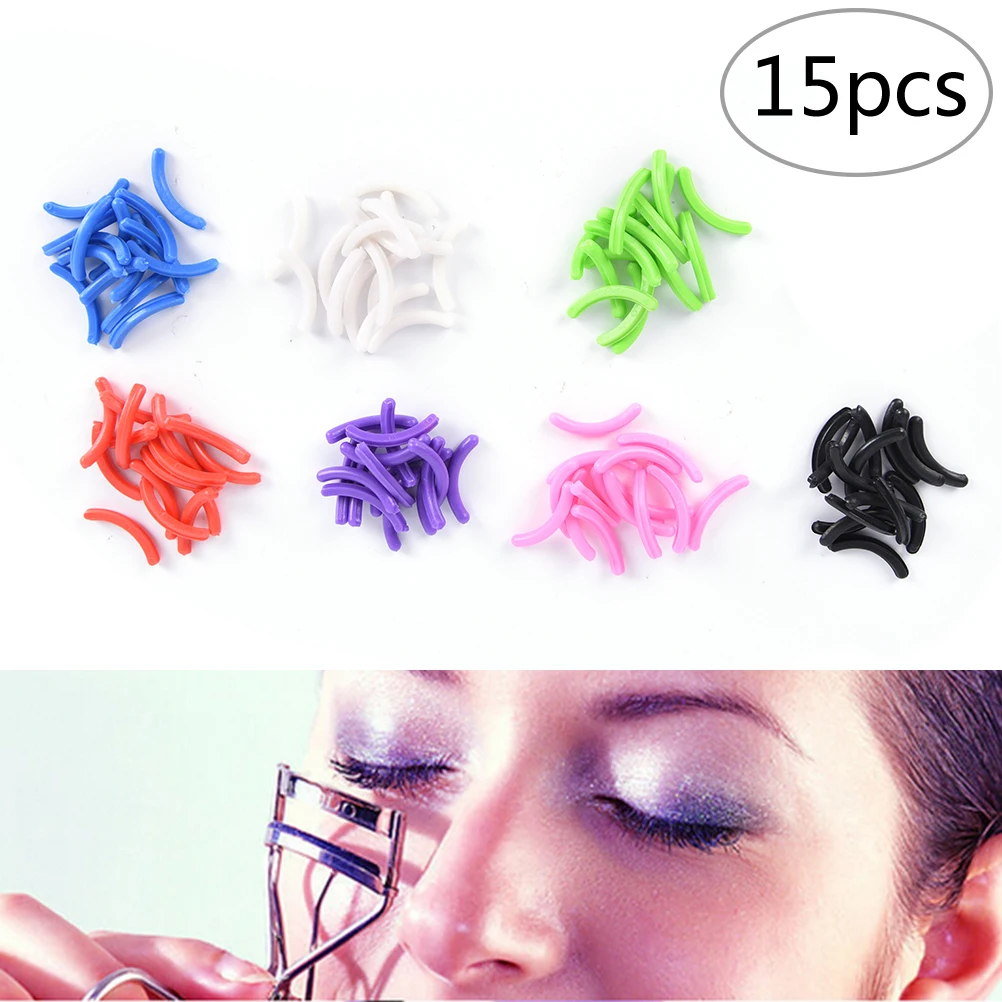 Refill Pads for Eyelash Curler Replacement Rubber Cushions 15Pcs