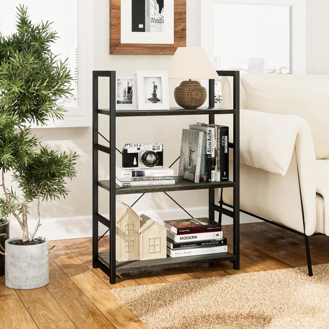 NUMENN 5 Tier Bookshelf, Tall Bookcase Shelf Storage Organizer, Modern Book  Shelf for Bedroom, Living Room and Home Office - AliExpress