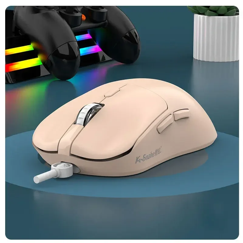 레노버 유선 마우스 6버튼 인체공학적 USB 마우스(조정 가능한 DPI 포함) 플러그 앤 플레이 유선 광학 게이밍 오피스 마우스 PC 노트북