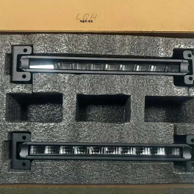 랜드로버 디펜더 L663 2020-2025, 숨겨진 하단 그릴 LED 스포트라이트 키트 방수 차량 외부 조명