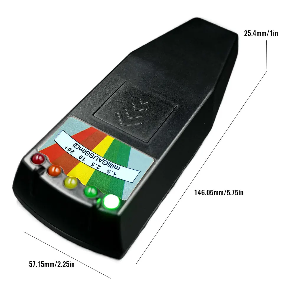 5-LED EMF 미터 자기장 탐지기 유령 사냥 초자연적 현상 탐지 장비 휴대용..