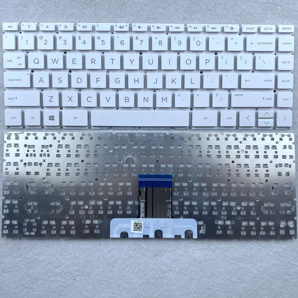 Us White Laptop Keyboard For Hp Pavilion X360 14-Ck 14-Cd 14-Ce 14-Cm 14-Dg 14-Cc 14-Bd 14-Cb W125 Tpn-Q188 Q190 Q207 Us Layout