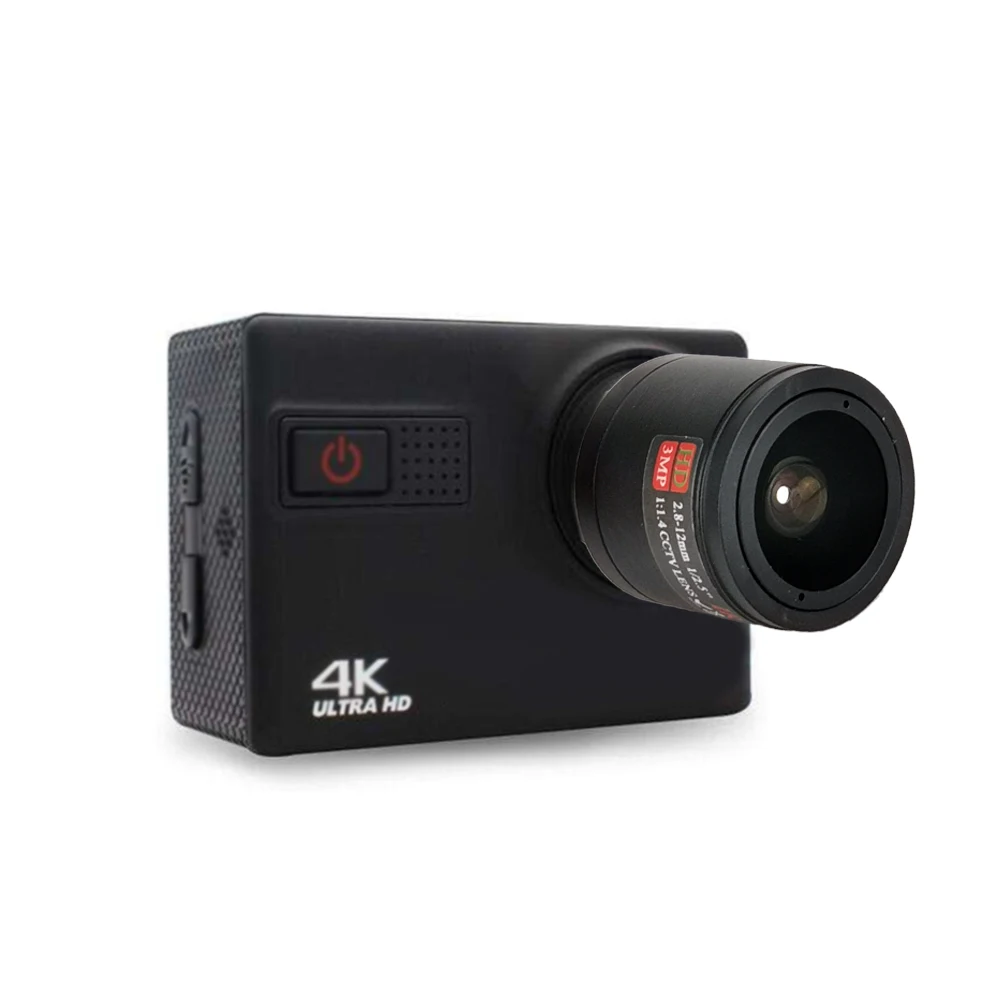 Camera Lens HD Varifocal Lens IR Filter 6-22mm 9-22mm 2.8-12mm M12 Mount Manual Focus and Zoom for Action Camera
