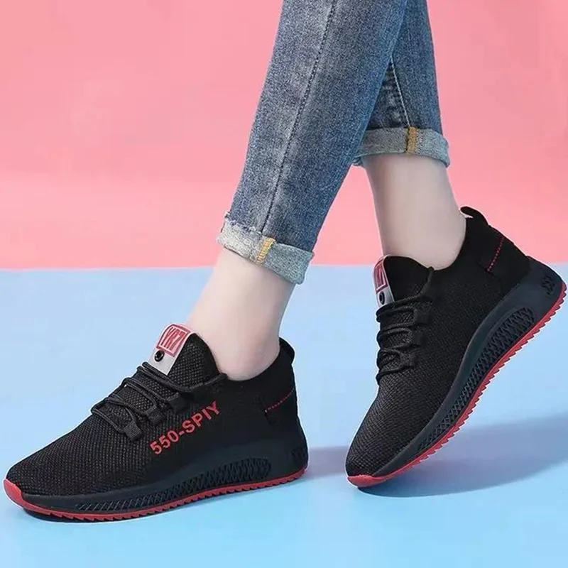 

Casual Shoes for Women's Sneakers Mesh Breathable Korean Style Trendy Shoes Flats Shoes Women Tenis De Mujer Zapatillas Comodas
