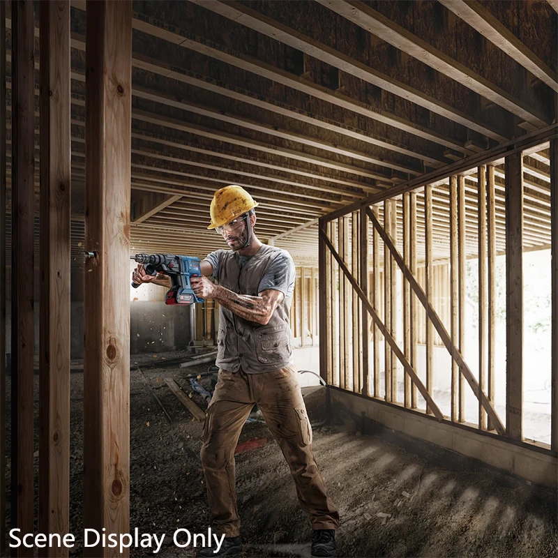 Bosch GBH180-LI Cordless Rotary Hammer SDS Brushless 18V Lithium Charged Four Pit Electric Concrete Power Tool Without Battery 5