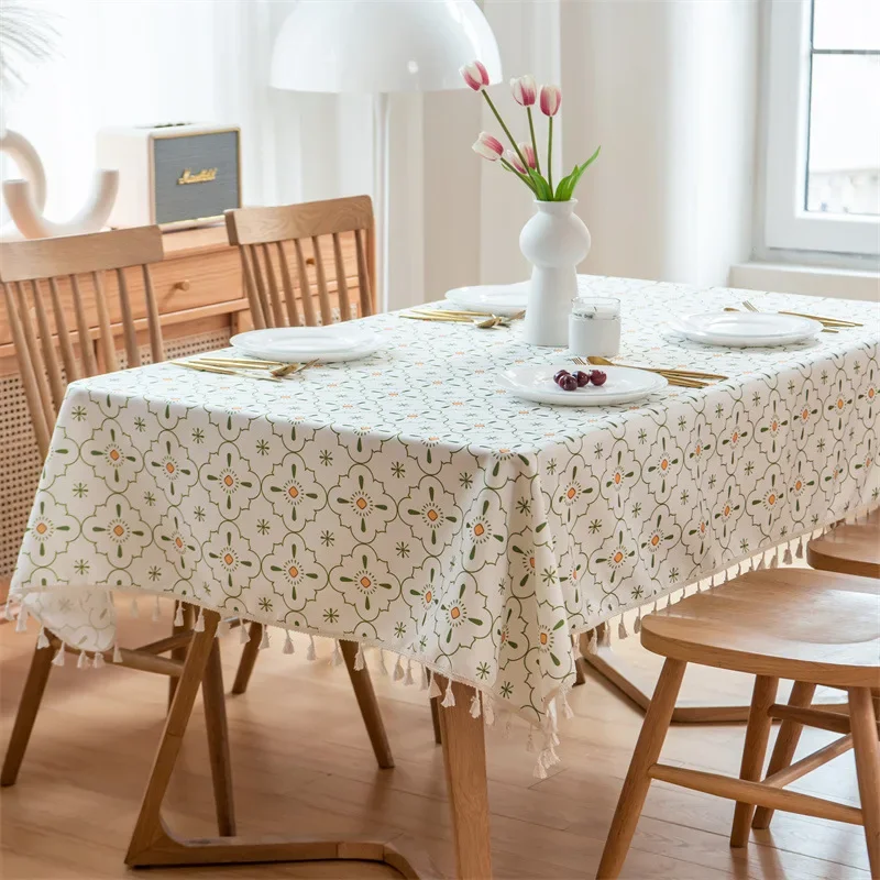 

Wash-in table cloth tea table desk tablecloth household yellow