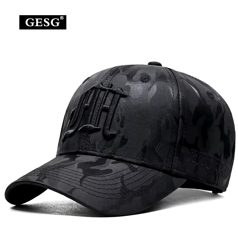 Casquette Baseball Brodée Camouflage InlnDtor 2025 - Tactique Militaire Toutes Saisons Pêche