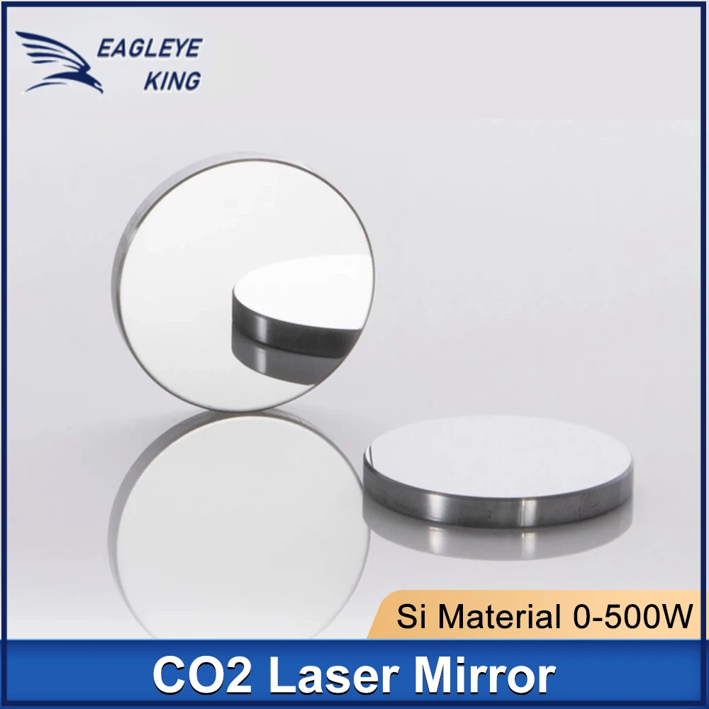 500W 720W Si Reflective Mirrors Co2 Laser Lens Refiectivity 99.6% Black-Coating Reflector For CO2 Engraver High Quality