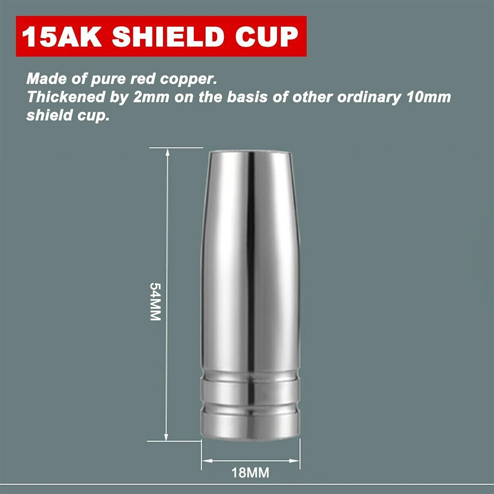 Gasless Nozzle Tips Welding Kit 0.6-1.2mm Flux Core Gasless Nozzle Welding Tips Replacement For MIG Welder Tools 5/2Pcs