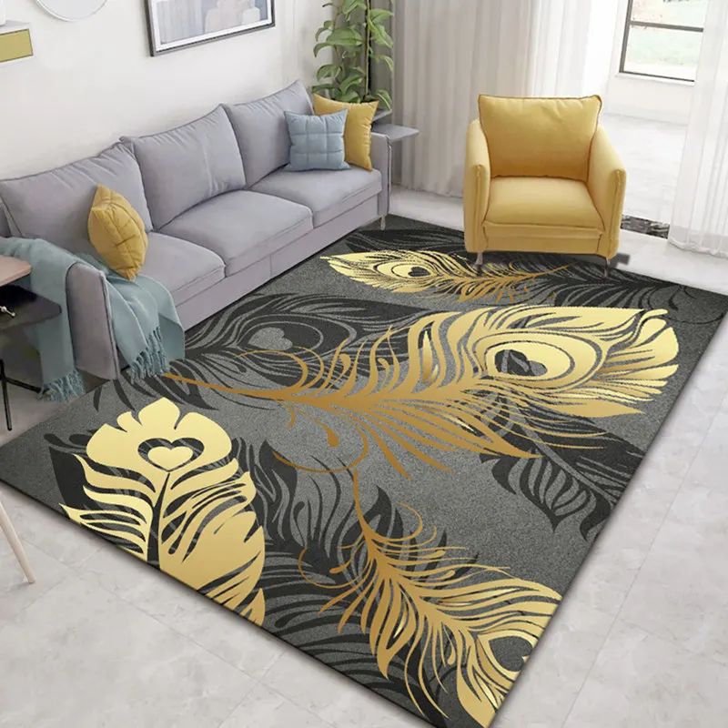 

Modern Light Luxury Style Living Room Coffee Table Carpet Nordic Minimalist Bedroom Bed End Sofa Home Mat Tapis Salon doormats