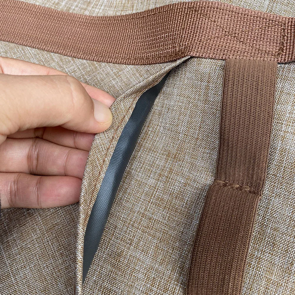 1-3pcs Frying Pan Bag Case 600D Oxford Grill Plate Carry Bag Zipper Side Pocket Outdoor Picnic Tools Griddle Bags