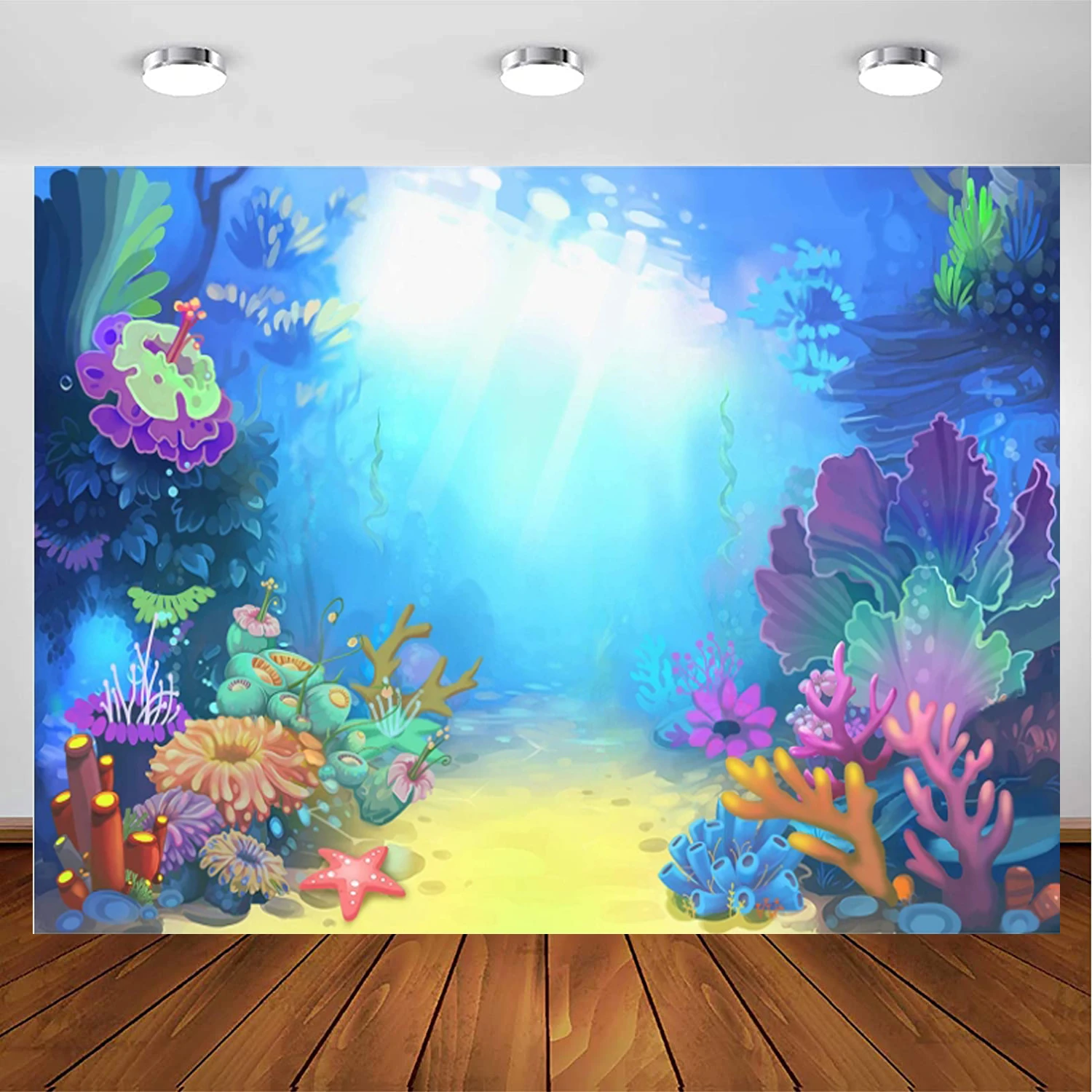 Summer Under The Sea Photography Backdrop Mermaid Princess Girl Background For Birthday Party Ocean Theme Baby Shower Cake Table Aliexpress