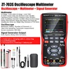 3in1 ZT703S Digital Oscilloscope Multimeter 50MHz Bandwidth 280MS Rate PC Waveform Data Storage Dual Signal Generator Tester 4