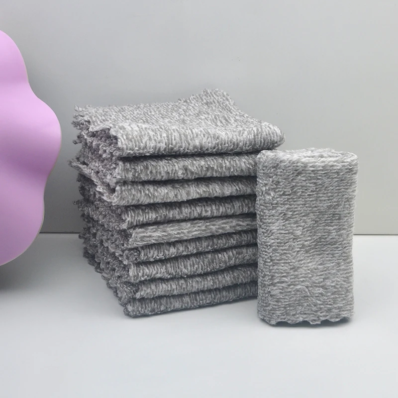 Bamboo Fiber Cleaning Rags Pieces of Bamboo Charcoal Fiber Rags Wash Dishes Wash Dishes Wipe Stove Cleaning Power Strong Rags