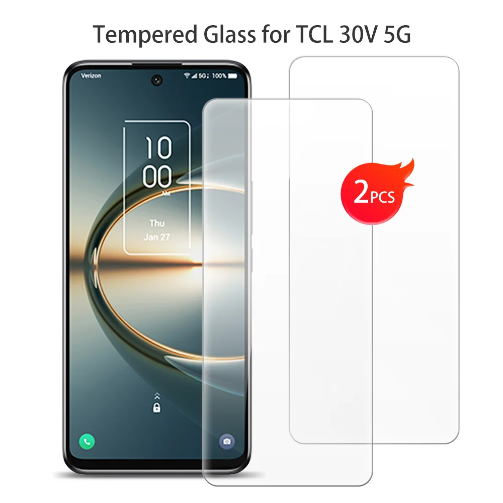 

For TCL 30 V 5G Tempered Glass Protective ON TCL 30 V 5G 6.67 Inch Screen Protector Smart Phone Cover Film