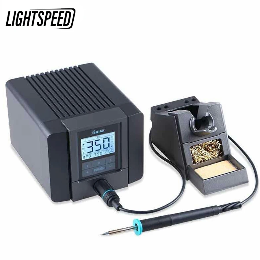 

QUICK TS1200A Intelligent Hot Air Rework Station For Phone PCB Soldering Repair 220V EU Plug