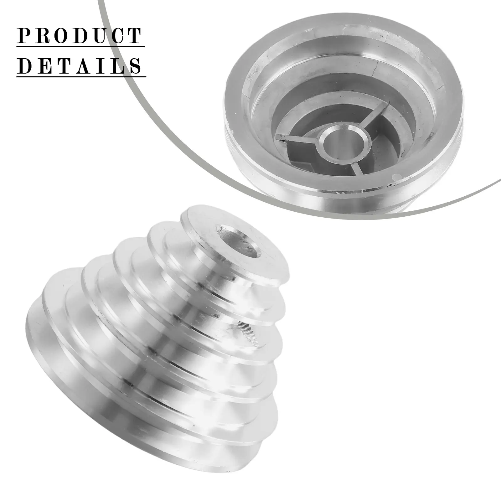 14mm 22mm Pagoda Pulley Wheel Aluminum Transmission Wheel Timing Belt Pulley For Benchtop Drill Press For V-shaped Timing Belt