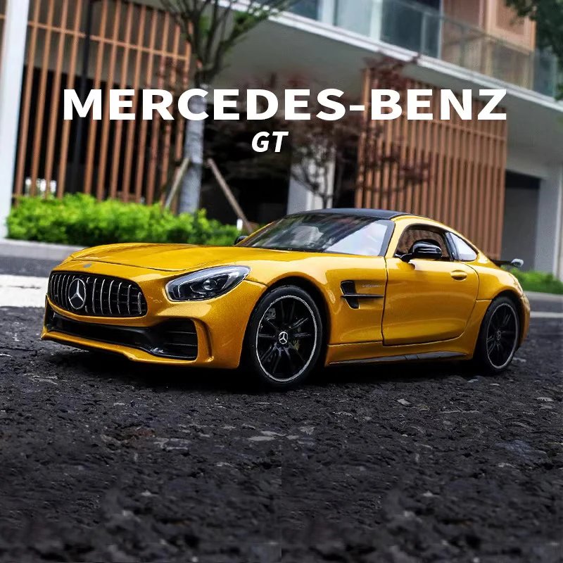 

WELLY 1:24 Mercedes-Benz GTR Supercar Alloy Car Diecasts & Toy Vehicles Car Model Miniature Scale Model Car Toys For Children