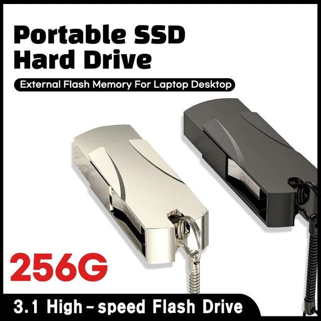 Mini Disque Dur SSD Portable, Mémoire Flash Externe Pour Ordinateur  Portable Et